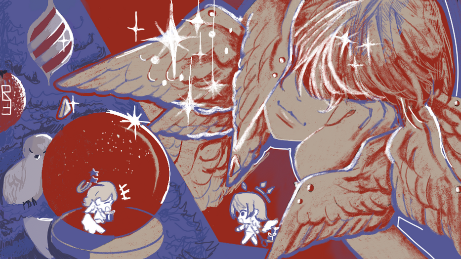 Christmas card illustration